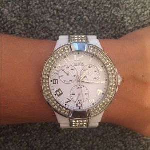 White guess watch